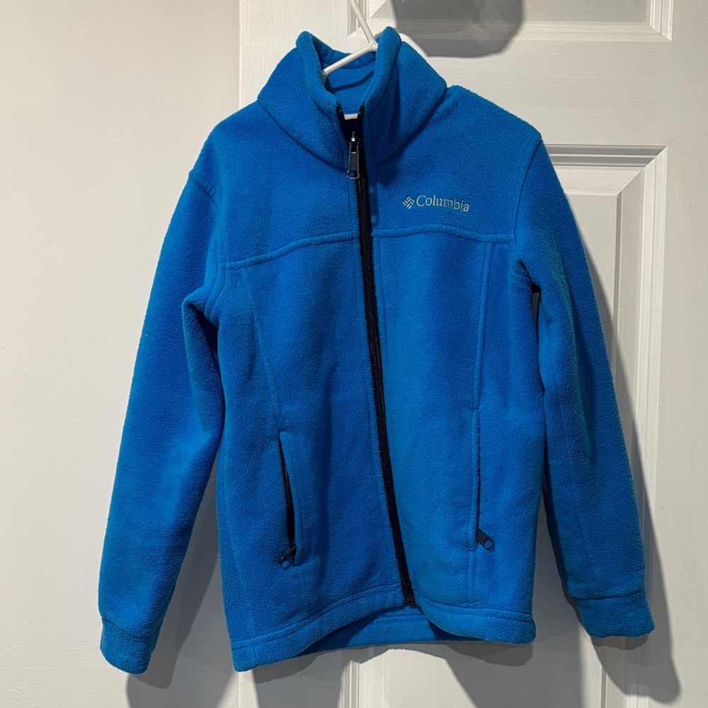 Columbia Vibrant Blue Full-Zip Fleece